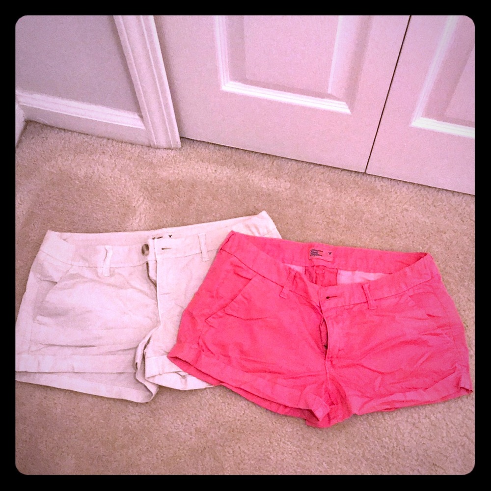 Double deal! Cargo colored shorts